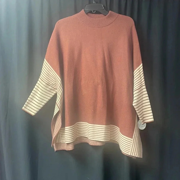 Rust and‎ Cream Sweater - Picture 1 of 5